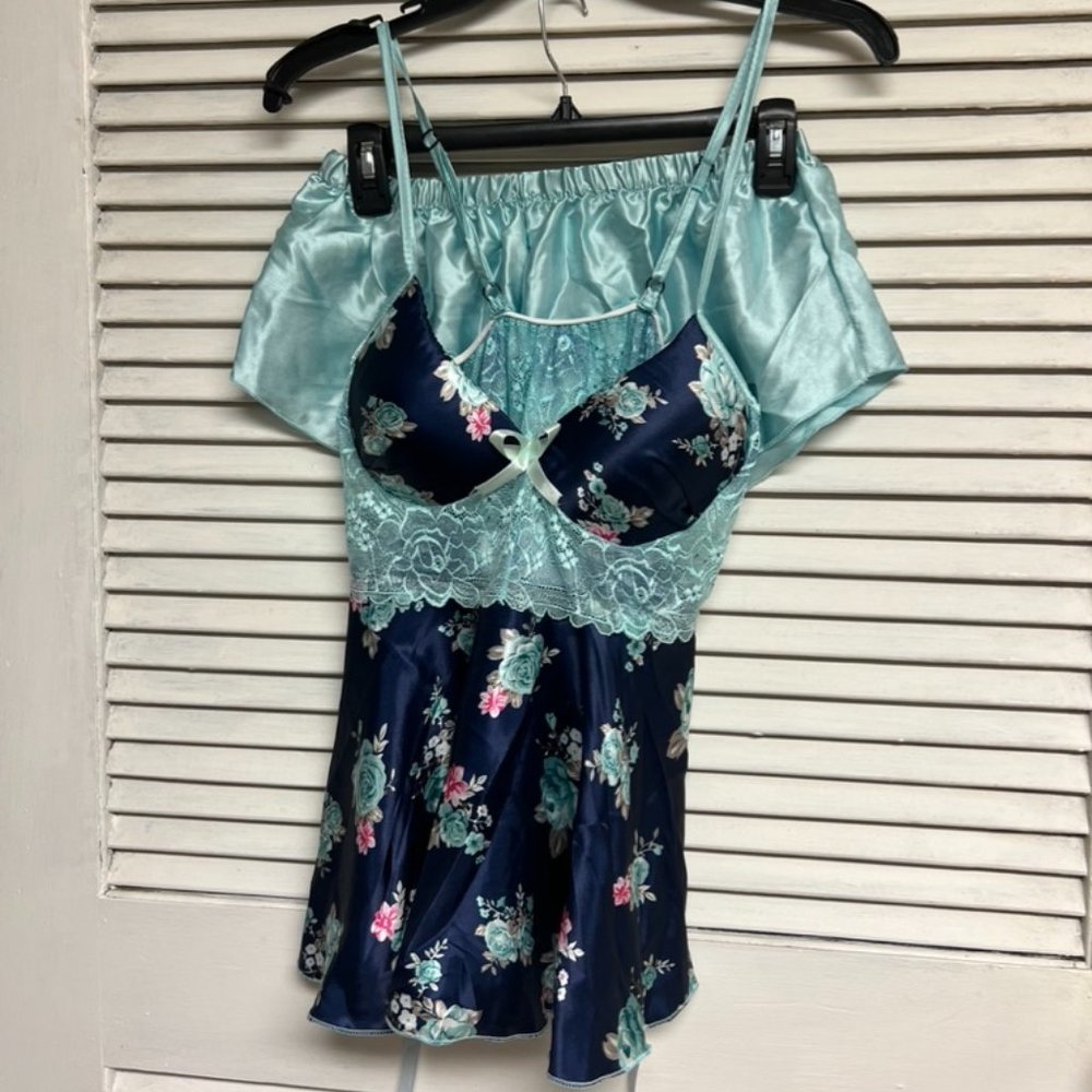 Never Been work Silk PJ Short Set